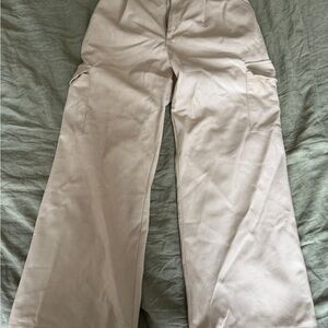 Avec Les Filles Beige leather Pants